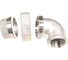 Американка угловая NEWKEY вр/вр нержавеющая сталь AISI304 DN25 (1), (CF8), PTFE, PN16 NK-ADY25/4 6