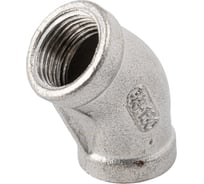 Отвод резьбовой NEWKEY вр/вр 45, нержавеющая сталь AISI304 DN10 (3/8), (CF8), PN16 NK-FEDD45_10/4