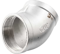 Отвод резьбовой NEWKEY вр/вр 45, нержавеющая сталь AISI304 DN50 (2), (CF8), PN16 NK-FEDD45_50/4