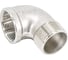 Отвод резьбовой NEWKEY вр/нр, нержавеющая сталь AISI304 DN32 (1_1/4), (CF8), PN16 NK-FEDM32/4 1