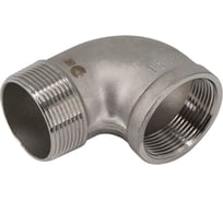 Отвод резьбовой NEWKEY вр/нр, нержавеющая сталь AISI304 DN40 (1_1/2), (CF8), PN16 NK-FEDM40/4