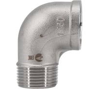 Отвод резьбовой NEWKEY вр/нр, нержавеющая сталь AISI316 DN25 (1), (CF8M), PN16 NK-FEDM25/6