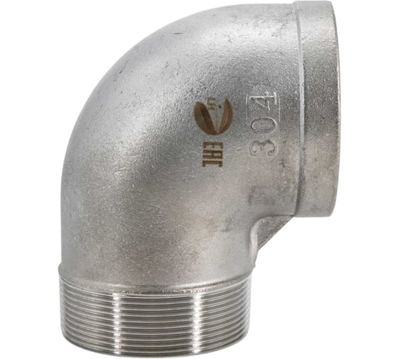 Отвод резьбовой NEWKEY вр/нр, нержавеющая сталь AISI304 DN65 (2_1/2), (CF8), PN16 NK-FEDM65/4 1