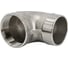 Отвод резьбовой NEWKEY вр/нр, нержавеющая сталь AISI304 DN65 (2_1/2), (CF8), PN16 NK-FEDM65/4 3