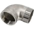 Отвод резьбовой NEWKEY вр/нр, нержавеющая сталь AISI304 DN65 (2_1/2), (CF8), PN16 NK-FEDM65/4 4