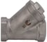 Обратный клапан муфтовый NEWKEY Y-тип, нержавеющая сталь AISI316 DN40 (1_1/2), (CF8M), PN40 NK-YC40/6 4