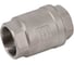 Обратный клапан муфтовый NEWKEY прямой, нержавеющая сталь AISI304 DN40 (1_1/2), (CF8), PN40 NK-CS40/4 1