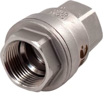 Обратный клапан муфтовый NEWKEY прямой, нержавеющая сталь AISI304 DN25 (1), (CF8), PN64 NK-CS25/4