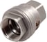 Обратный клапан муфтовый NEWKEY прямой, нержавеющая сталь AISI304 DN25 (1), (CF8), PN64 NK-CS25/4 1