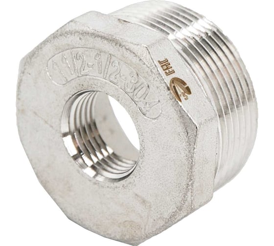 Футорка NEWKEY нержавеющая сталь AISI304 DN40 x DN15 (1_1/2x1/2), (CF8), PN16 NK-FHB40x15/4