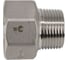 Футорка обратная NEWKEY нержавеющая сталь AISI304 DN32 x DN25 (1_1/4x1), (CF8), PN16 NK-FHBN32x25/4 3