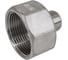 Футорка обратная NEWKEY нержавеющая сталь AISI304 DN32 x DN15 (1_1/4x1/2), (CF8), PN16 NK-FHBN32x15/4 1