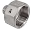Футорка обратная NEWKEY нержавеющая сталь AISI304 DN32 x DN15 (1_1/4x1/2), (CF8), PN16 NK-FHBN32x15/4 3