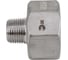 Футорка обратная NEWKEY нержавеющая сталь AISI304 DN32 x DN15 (1_1/4x1/2), (CF8), PN16 NK-FHBN32x15/4 4