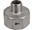 Футорка обратная NEWKEY нержавеющая сталь AISI304 DN32 x DN15 (1_1/4x1/2), (CF8), PN16 NK-FHBN32x15/4 5