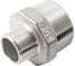 Ниппель резьбовой переходной NEWKEY нержавеющая сталь AISI304 DN40 х DN32 ( 1_1/2x1_1/4), (CF8), PN16 NK-NMH40х32/4 3