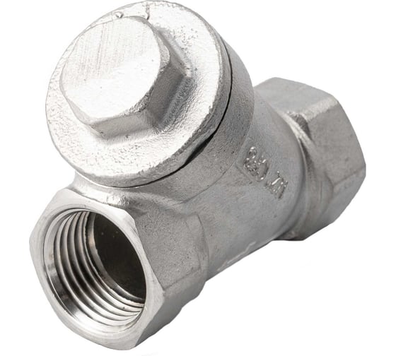Фильтр муфтовый NEWKEY Y-тип нержавеющая сталь AISI304 DN15 (1/2), (CF8), PN16 NK-YS15/4