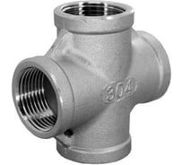 Крестовина NEWKEY нержавеющая сталь AISI304 DN25 (1), (CF8), PN16 NK-DCF25/4