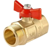 Кран шаровой ГАЛЛОП 3/4'' вн/нар бабочка Практик 131 540543