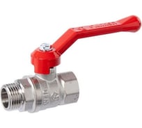 Кран шаровой ГАЛЛОП 1/2'' вн/нар рукоятка 11б27п1 Стандарт 221 никель PN40 550139