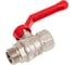 Кран шаровой ГАЛЛОП 1/2'' вн/нар рукоятка 11б27п1 Стандарт 221 никель PN40 550139 2