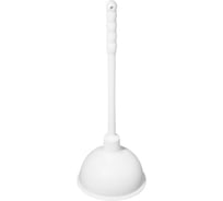 Вантуз-гигант конический белый, диаметр 172 мм, пластмассовая ручка 319мм 1VN172R319_0202