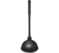 Вантуз-гигант конический Хома Норкин черный, диаметр 172 мм, пластмассовая ручка 319мм 1VN172R319_0101