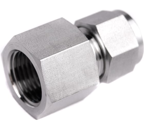 Фитинг прямой РИЗУР с внутренней резьбой RizurLok-P-Opf 12 мм_G1/2female SS316 9458000000024