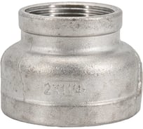 Муфта переходная NEWKEY нержавеющая сталь AISI304 DN50 х DN32 ( 2x1_1/4), (CF8), PN16 NK-MMH50*32/4