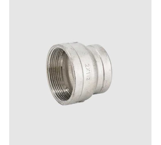 Муфта переходная NEWKEY нержавеющая сталь AISI304 DN50 х DN40 ( 2x1_1/2), (CF8), PN16 NK-MMH50*40/4 1