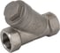 Обратный клапан NEWKEY муфтовый Y-тип нержавеющий, AISI316 DN15 (1/2), (CF8M), PN64 NK-YC15/6 1