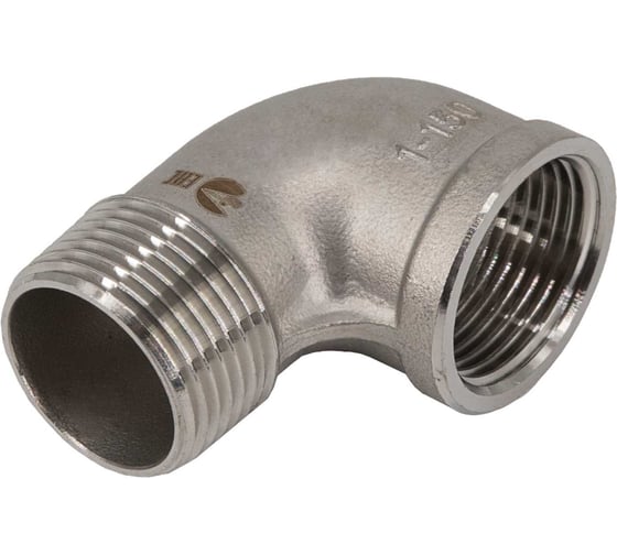 Отвод резьбовой NEWKEY вр/нр нержавеющий, AISI304 DN25 (1), (CF8), PN16 NK-FEDM25/4 1