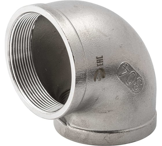 Отвод резьбовой вр/вр нержавеющий NEWKEY AISI304 DN65 (2_1/2), (CF8), PN16 NK-FEDD65/4 1