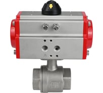 Кран шаровой DN.ru КШМП.316.230-ISO Ду20 Ру63 с пневмоприводом D160-01532