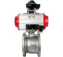 Шаровой кран DN.ru КШмФП.316.200 Ду65 Ру16 пневмопривод, пневмораспред, БКВ D160-01877