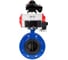 Затвор дисковый DN.ru GGG40-304-EPDM-2W-F-H Ду200 Ру16 пневмопривод DA-140, пневмораспределитель 24VDC, БКВ LSB-210 D050-56138 1