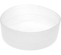 Заглушка пластиковая Миниворкс круглая Ø117.5 мм, наружная, серия TXT, цвет бесцветный –  (2 шт.) TXT117,5