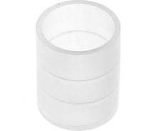 Заглушка пластиковая Миниворкс круглая Ø13.7 мм, наружная, серия TXT, цвет бесцветный –  (25 шт.) TXT13,7