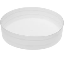 Заглушка пластиковая Миниворкс круглая Ø168.3 мм, наружная, серия TXT, цвет бесцветный –  (2 шт.) TXT168,3