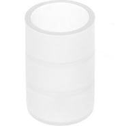 Заглушка пластиковая Миниворкс круглая Ø10 мм, наружная, серия TXT, цвет бесцветный –  (25 шт.) TXT10