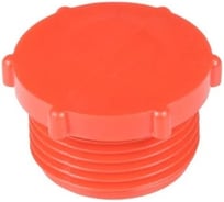 Заглушка пластиковая Миниворкс для внутренней резьбы 1 1/16x12, серия TFU, цвет красный –  (10 шт.) TFU1,1/16U