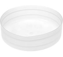 Заглушка пластиковая Миниворкс круглая Ø141.3 мм, наружная, серия TXT, цвет бесцветный –  (2 шт.) TXT141,3