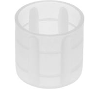 Заглушка пластиковая Миниворкс круглая Ø15 мм, наружная, серия TXT, цвет бесцветный –  (20 шт.) TXT15