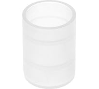 Заглушка пластиковая Миниворкс круглая Ø12 мм, наружная, серия TXT, цвет бесцветный –  (25 шт.) TXT12