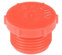 Заглушка пластиковая Миниворкс для внутренней резьбы 7/8, серия TFU, цвет красный –  (10 шт.) TFU7/8U