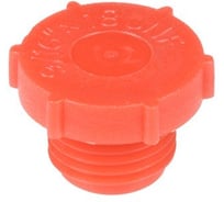 Заглушка пластиковая Миниворкс для внутренней резьбы 9/16x18 серия TFU, цвет красный –  (10 шт.) TFU9/16U