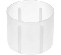 Заглушка пластиковая Миниворкс круглая Ø26.9 мм, наружная, серия TXT, цвет красный –  (15 шт.) TXT26,9-RAL3000