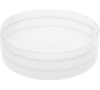 Заглушка пластиковая Миниворкс круглая Ø130 мм, наружная, серия TXT, цвет бесцветный –  (2 шт.) TXT130