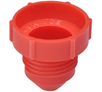 Заглушка пластиковая Миниворкс под внутреннюю резьбу 5/8, цвет красный –  (10 шт.) TTLU5/8