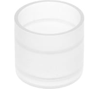 Заглушка пластиковая Миниворкс круглая Ø15.5 мм, наружная, серия TXT, цвет бесцветный –  (20 шт.) TXT15,5